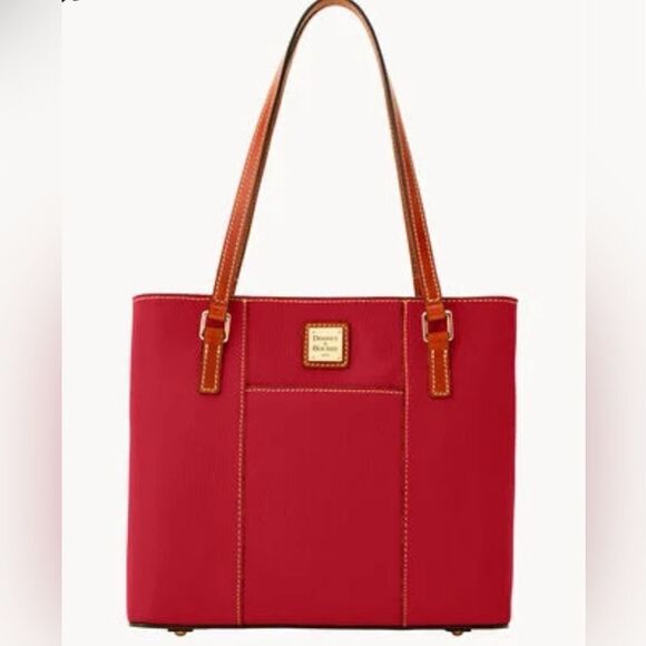Dooney & Bourke Pebble Grain Small Lexington Red NWT in original packaging - Picture 1 of 8